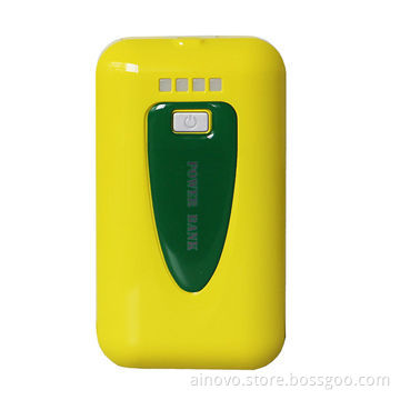 Power bank charger for mobile phone, dual-USB, 6,600mA high capacity